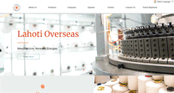 Desktop Screenshot of lahotioverseas.com